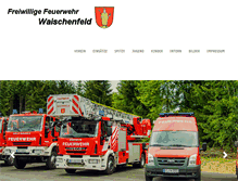 Tablet Screenshot of feuerwehr-waischenfeld.de